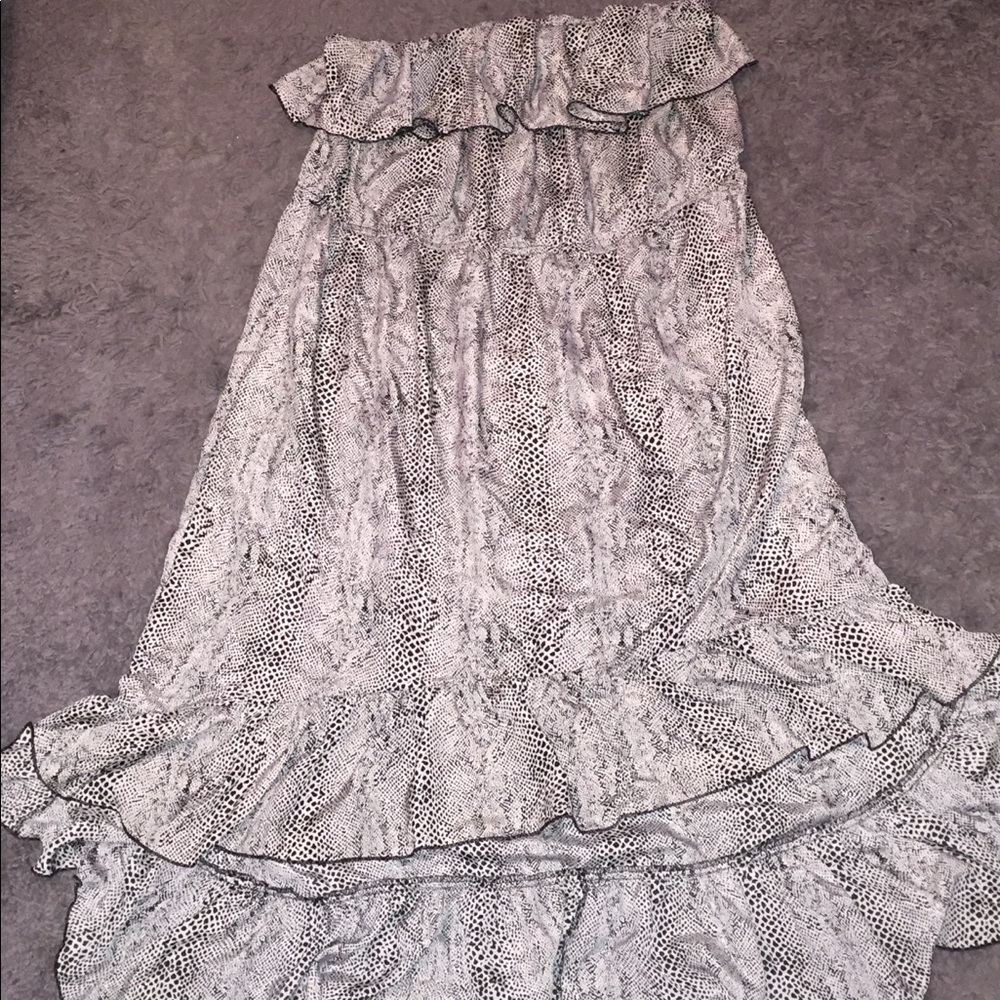 Snakeskin Print Dress